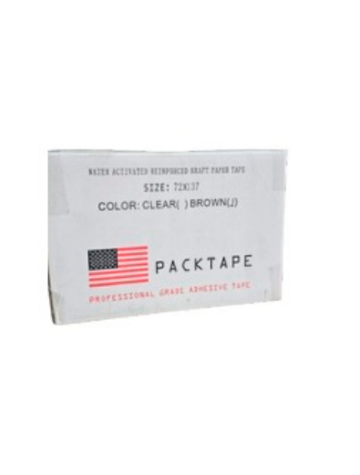 Cinta humedecible de papel kraft Packtape